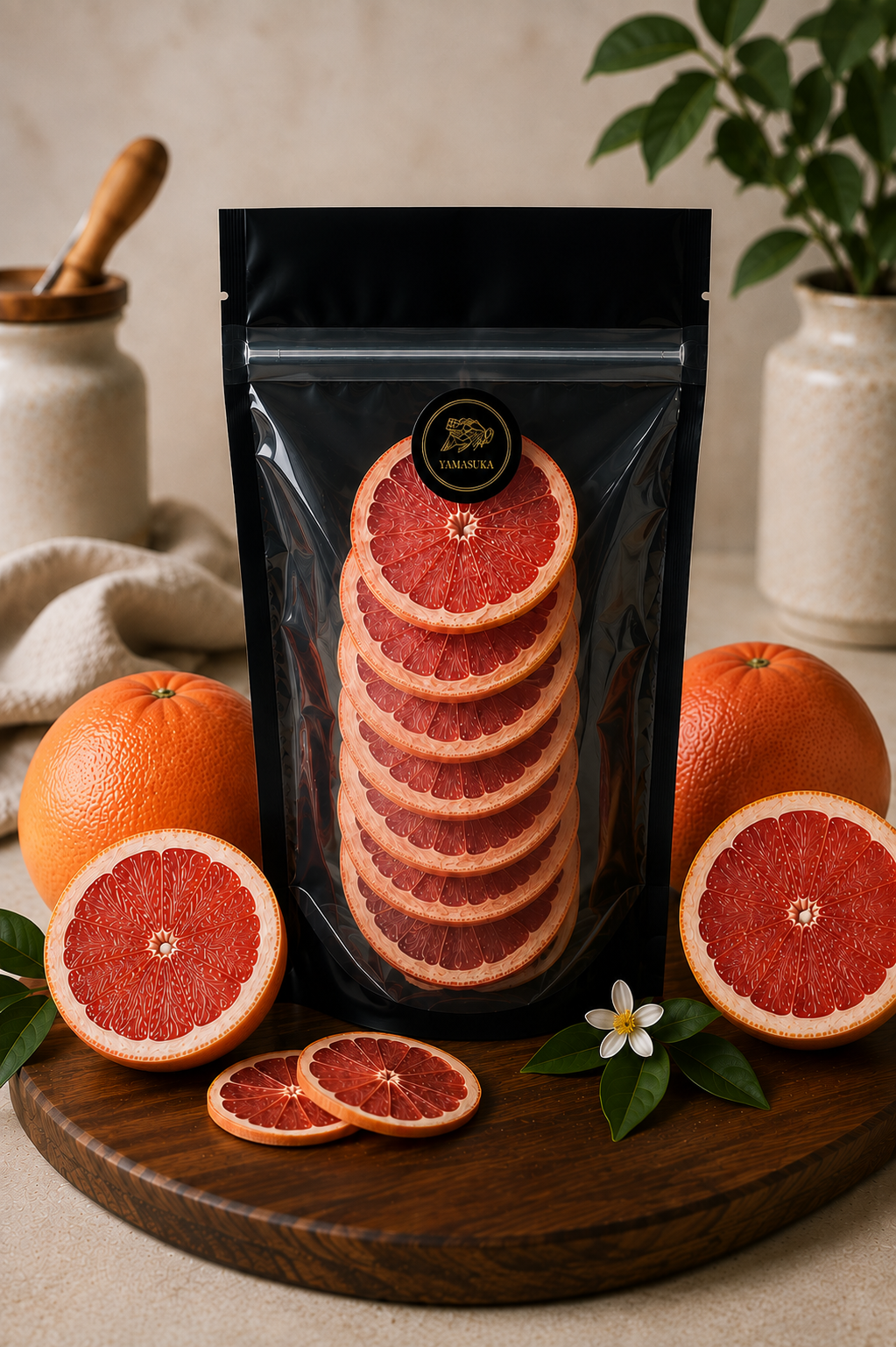 Pamplemousse Séché de Qualité Supérieure